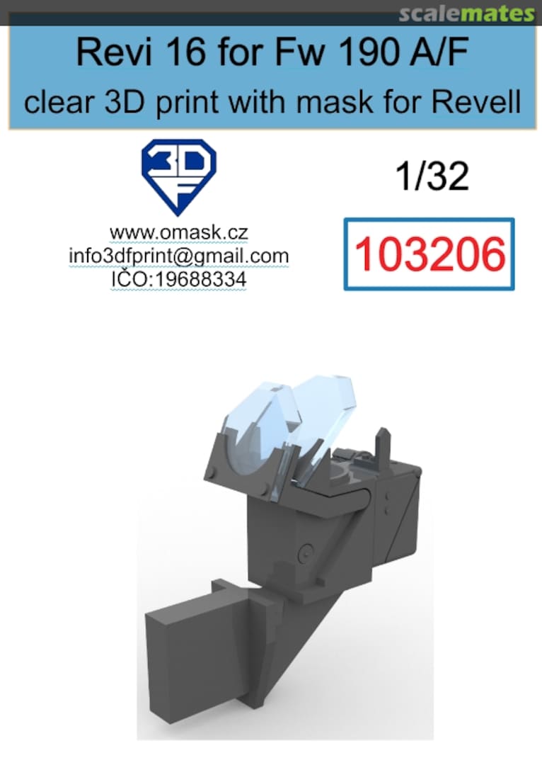 Boxart REVI 16 for Fw 190 A/F 103206 3DF Print Boxart REVI 16 for Fw 190 A/F 103206 3DF Print