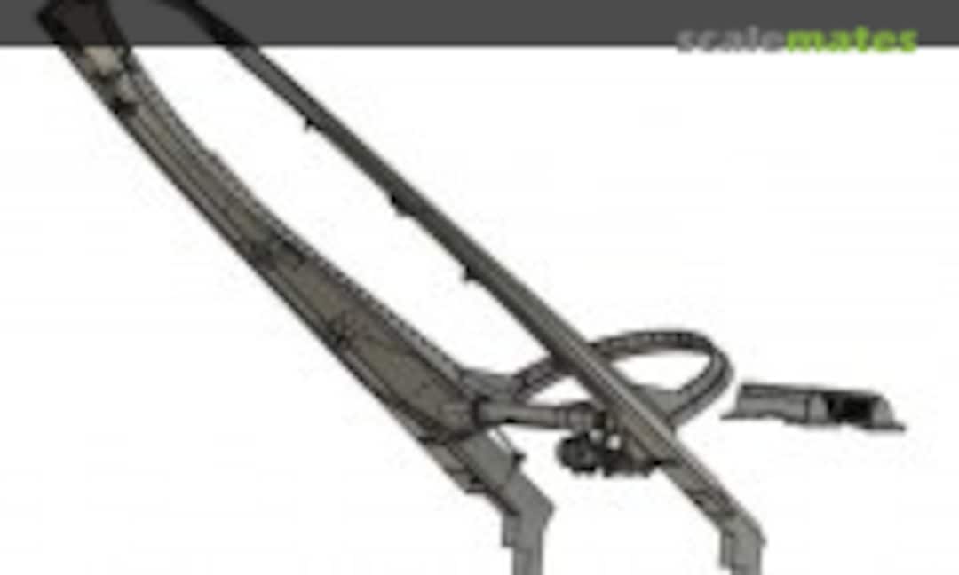 1:48 F-16 Canopy frame (without JHMCS sensor) (Wolf 3D Resin Parts WOL481515)