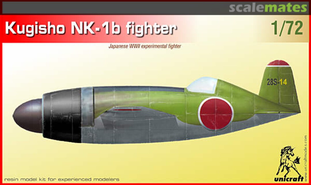 Boxart Kugisho NK-1b fighter 72245 Unicraft Models Boxart Kugisho NK-1b fighter 72245 Unicraft Models