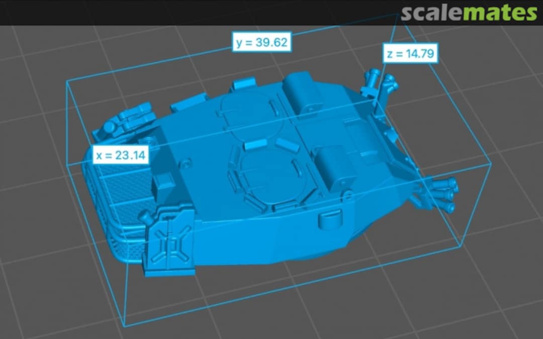 Boxart Turret for armored reconnaissance vehicle LAV-25 72012350 EMP3d Boxart Turret for armored reconnaissance vehicle LAV-25 72012350 EMP3d