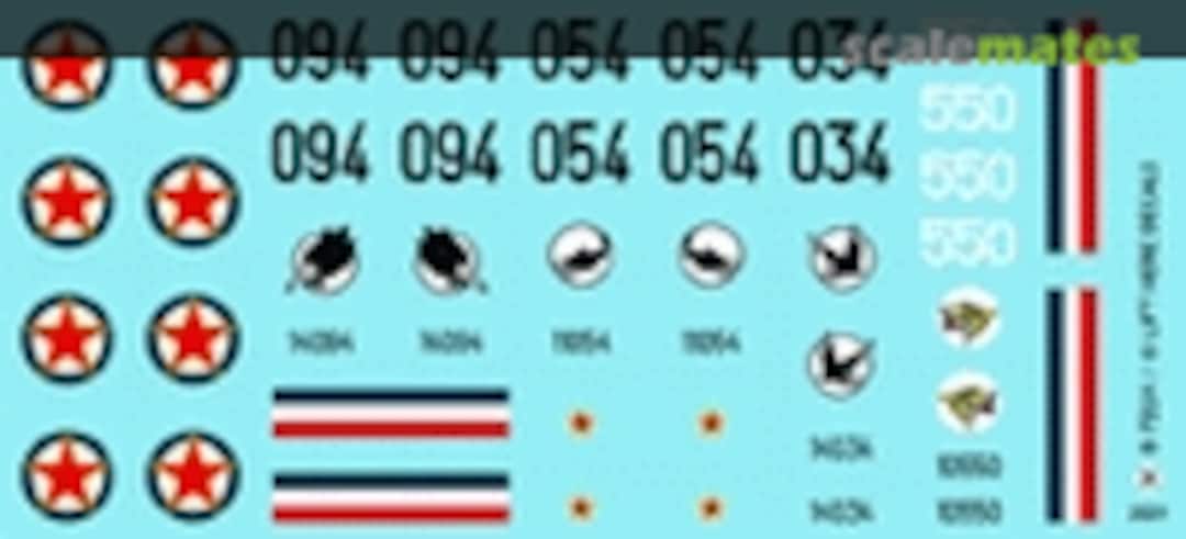 Boxart U.S. Jets in Yugoslav Air Force B-72LH Lift Here Decals