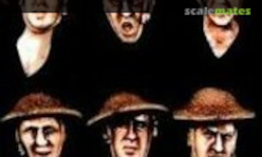 1:35 British Head Set #03 (6 Resin Köpfe) (Warriors 35392) 35392