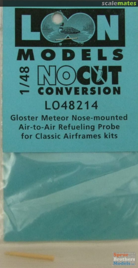 Boxart Meteor Nose-Mounted Air-to-Air Refueling Probe LO48214 Loon Models Boxart Meteor Nose-Mounted Air-to-Air Refueling Probe LO48214 Loon Models