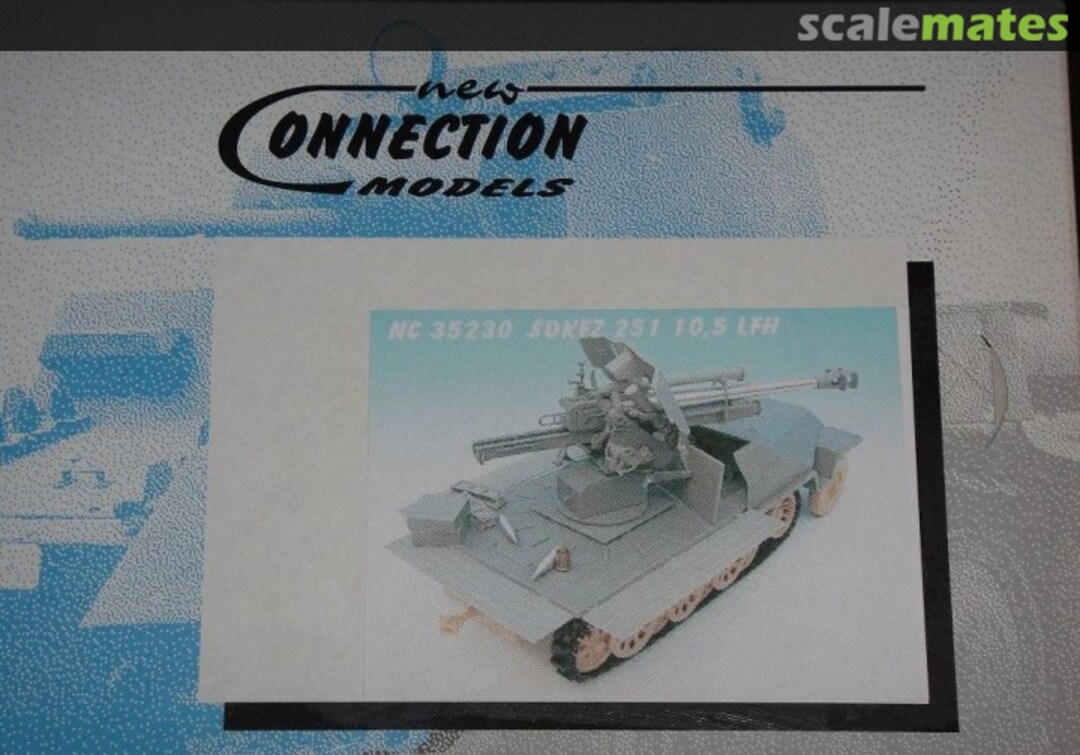 Boxart German 10,5cm IFH Sdkfz 251 NC35230 New Connection Models Boxart German 10,5cm IFH Sdkfz 251 NC35230 New Connection Models