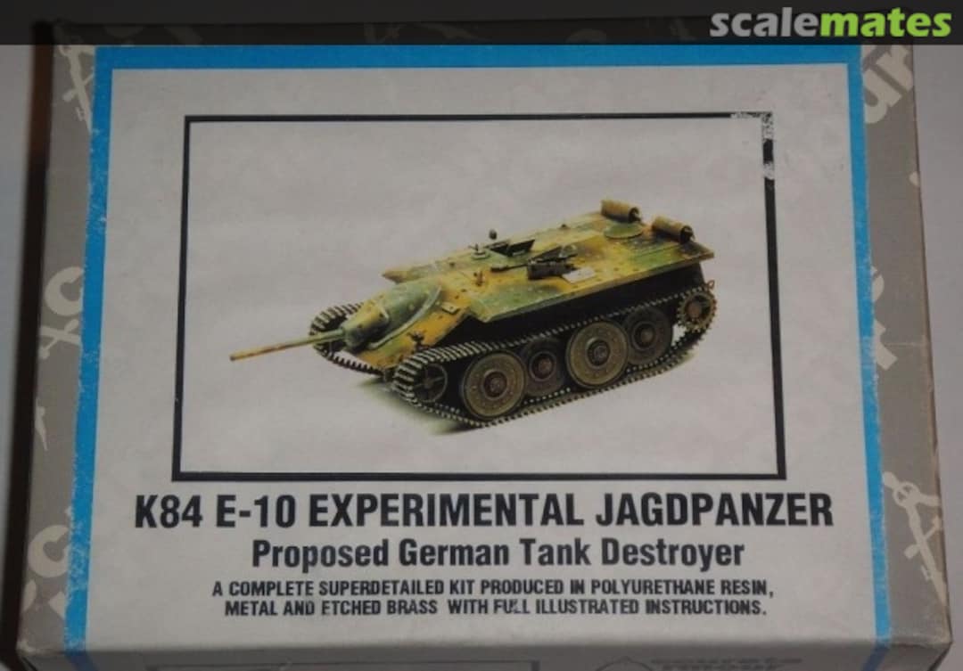 Boxart E-10 Experimental JagdPanzer K084 Accurate Armour Boxart E-10 Experimental JagdPanzer K084 Accurate Armour