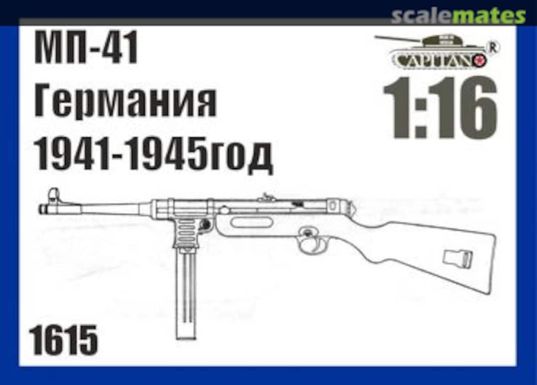 Boxart German MP-41 1938-1945 CAP1615 Capitan Models