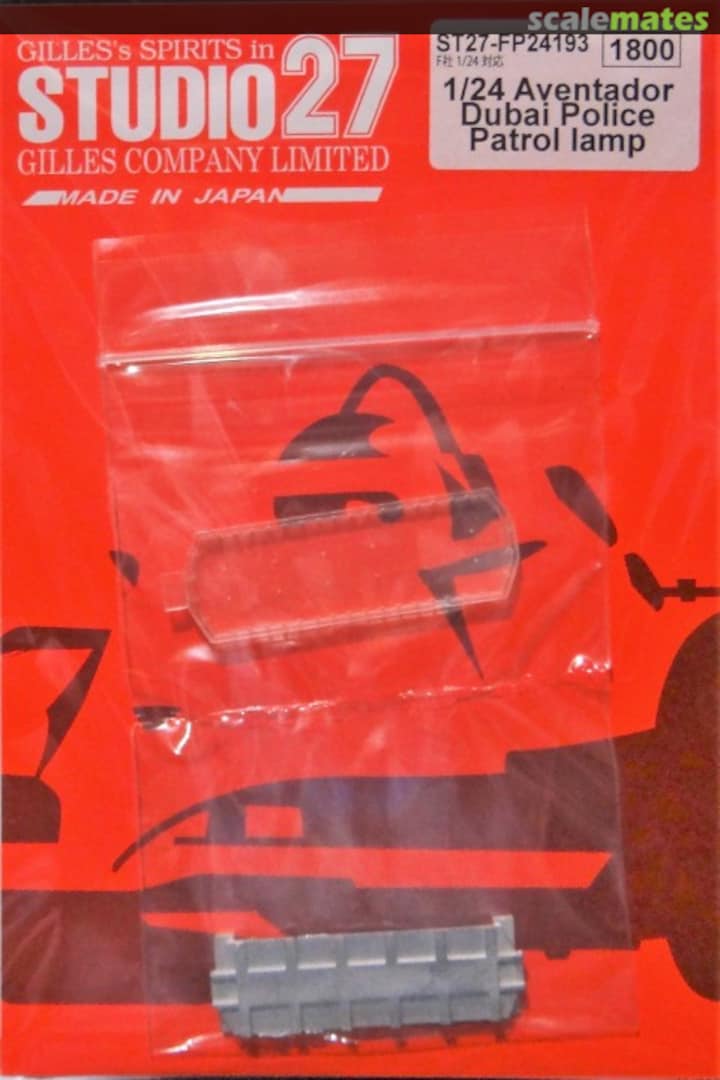 Boxart Lamborghini Aventador Dubai Police Patrol Lamp (for Fujimi) ST27-FP24193 Studio27