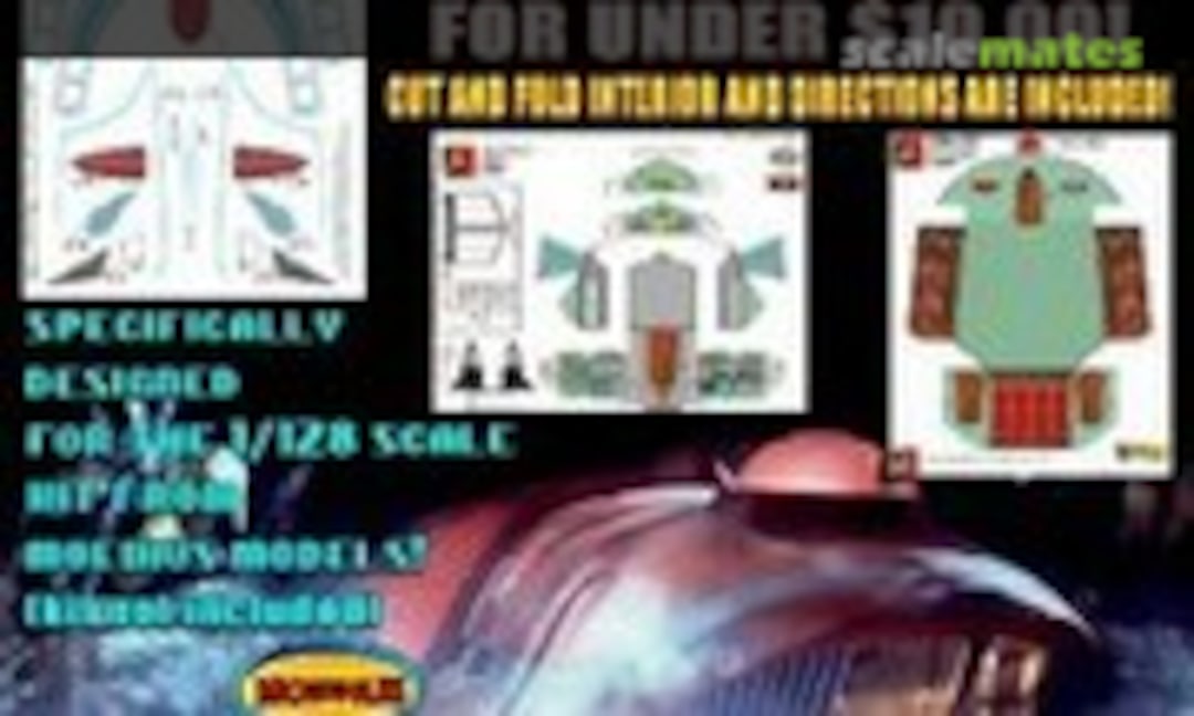 1:128 Land of the Giants Spindrift Decal Set & Color Fold-Up Interior (TSDS T-121) T-121