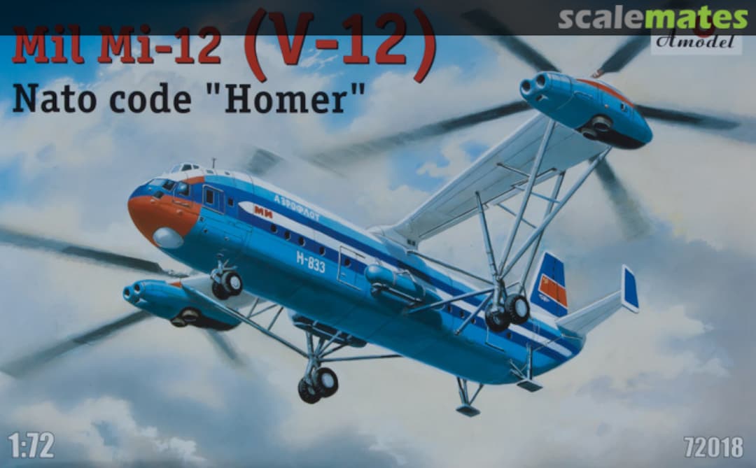 Boxart Mil Mi-12 (V-12) 72018 Amodel Boxart Mil Mi-12 (V-12) 72018 Amodel