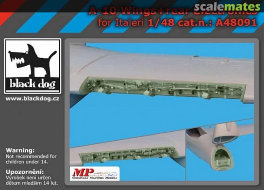 Boxart A-10 wings + rear electronics A48091 Black Dog Boxart A-10 wings + rear electronics A48091 Black Dog