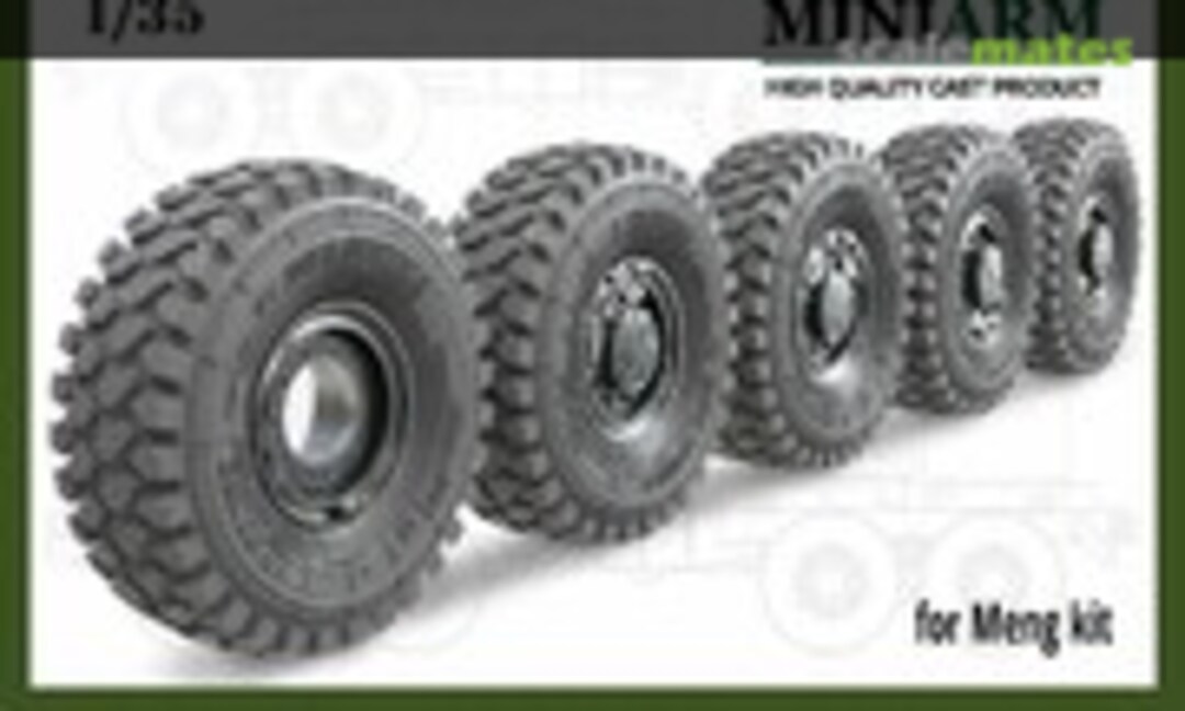 1:35 Sagged wheel set for Pantsir S1 Air Defense missile gun system SA-22 (late type) (8pcs+extra) (Miniarm B35201) B35201