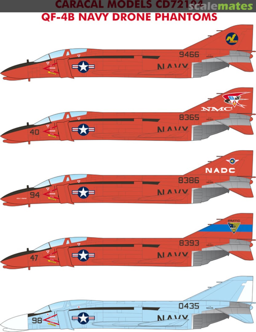 Boxart QF-4B Navy Drone Phantoms CD72104 Caracal Models Boxart QF-4B Navy Drone Phantoms CD72104 Caracal Models