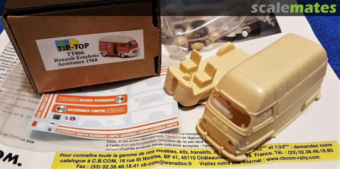 Boxart Renault Estafette [8775 SX75] "assistance course RENAULT" TT866 TIP-TOP
