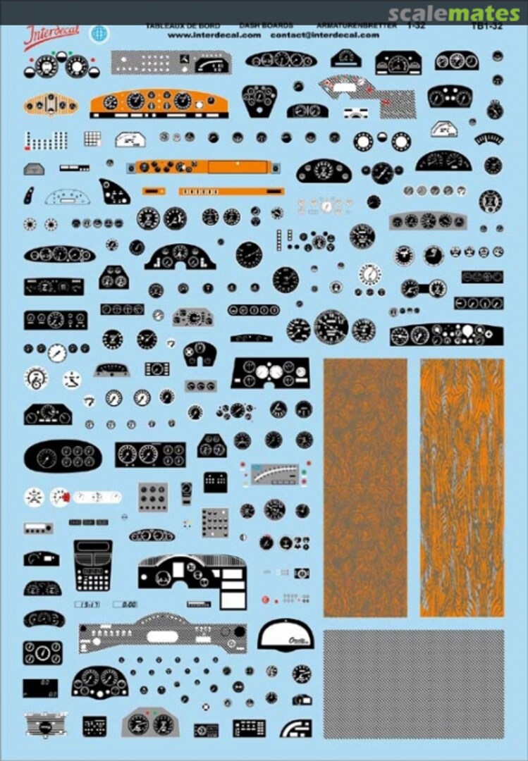 Boxart Dash Boards 01 TB1-32-1 Interdecal Boxart Dash Boards 01 TB1-32-1 Interdecal
