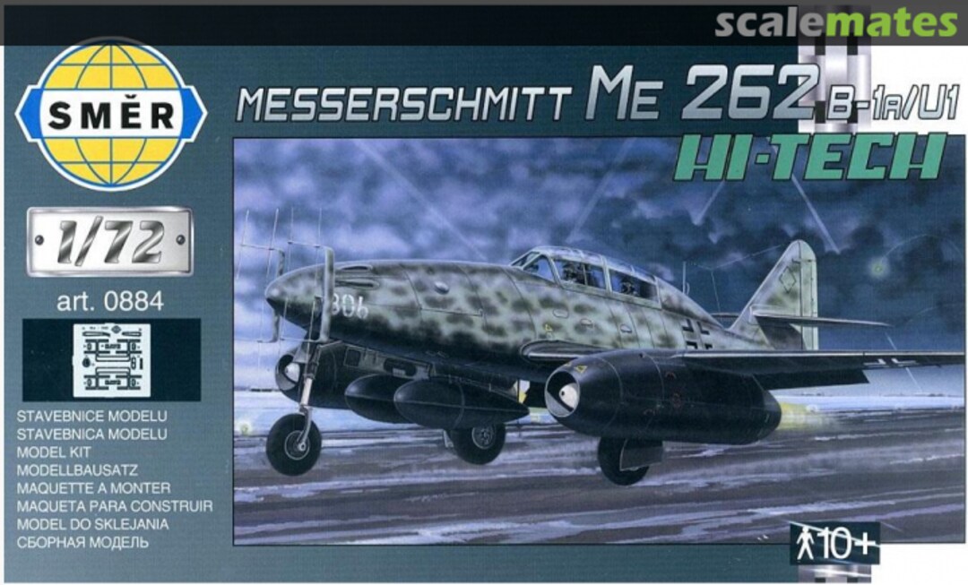 Boxart Me 262 B-1a/U1 0884 Směr Boxart Me 262 B-1a/U1 0884 Směr