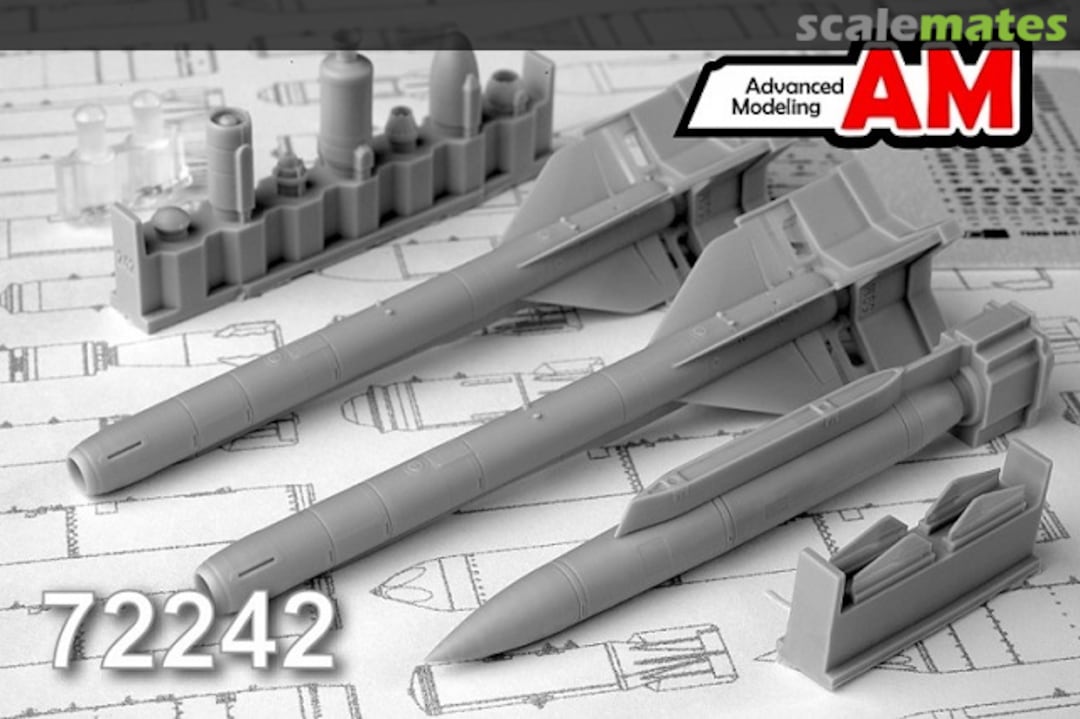 Boxart Kh-59M Air to Surface missile with AKU-58 (set contains two Kh-58M missiles and two AKU-58 launcher) AMC 72242 Amigo Models Boxart Kh-59M Air to Surface missile with AKU-58 (set contains two Kh-58M missiles and two AKU-58 launcher) AMC 72242 Amigo Models
