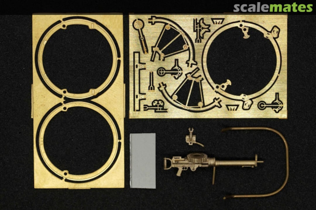 Boxart Lewis Mk.II single machine gun on the Scarff ring A4875 Mini World Boxart Lewis Mk.II single machine gun on the Scarff ring A4875 Mini World