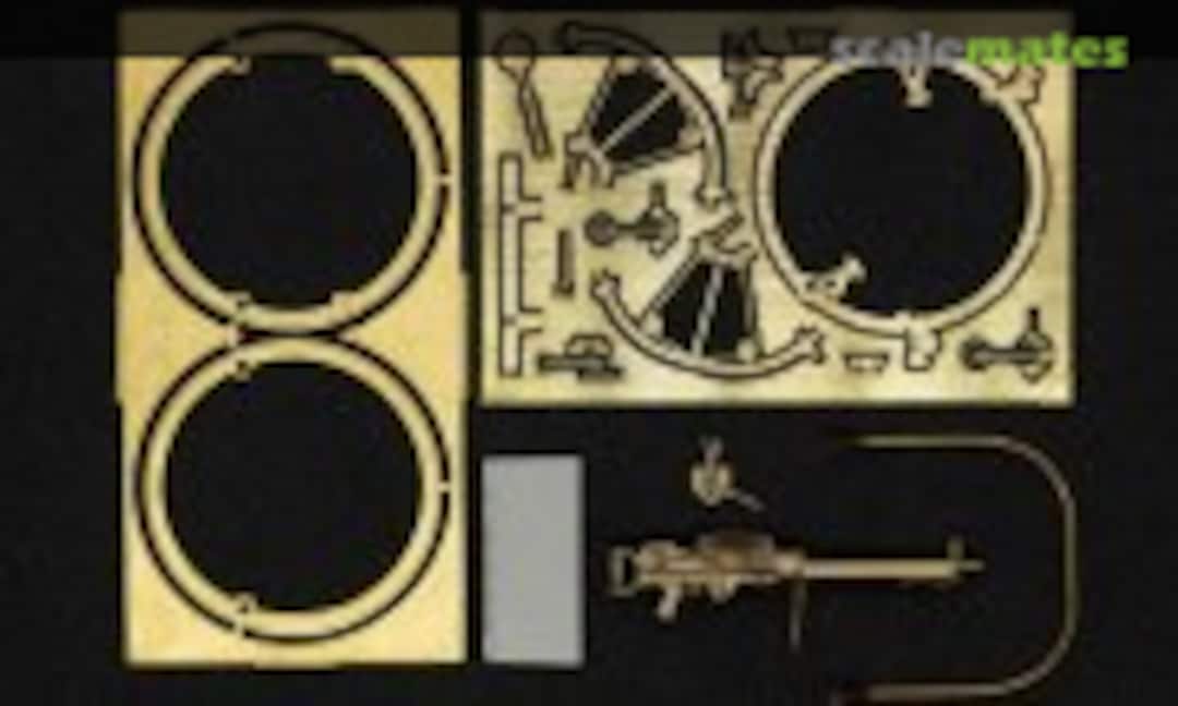 1:48 Lewis Mk.II single machine gun on the Scarff ring (Mini World A4875) A4875
