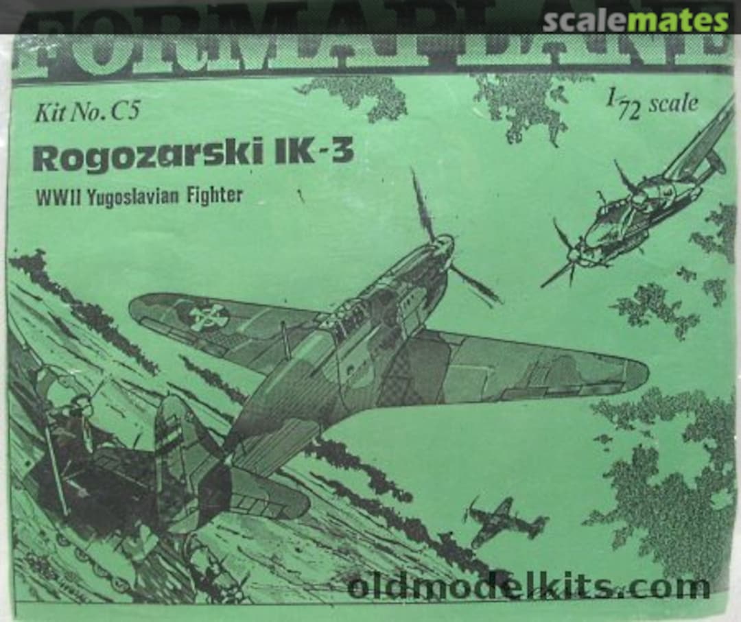 Boxart Rogozarski IK-3 C5 Formaplane