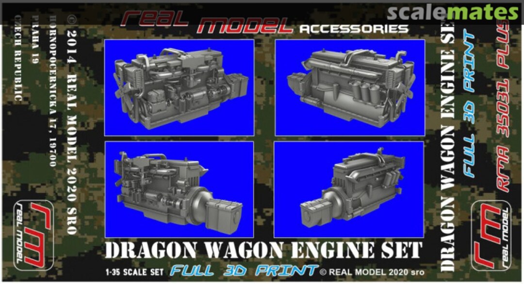 Boxart Dragon Wagon Engine Set N/A Real Model Boxart Dragon Wagon Engine Set N/A Real Model