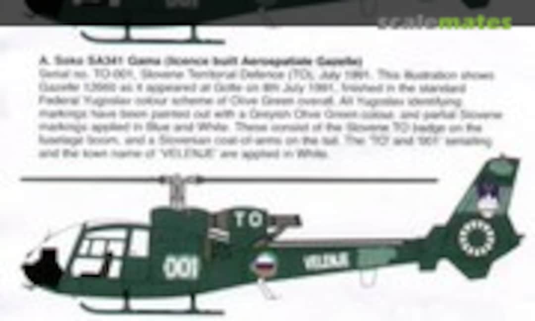 1:72 First Slovene Helicopter 1992: (Blue Rider BR814) BR814