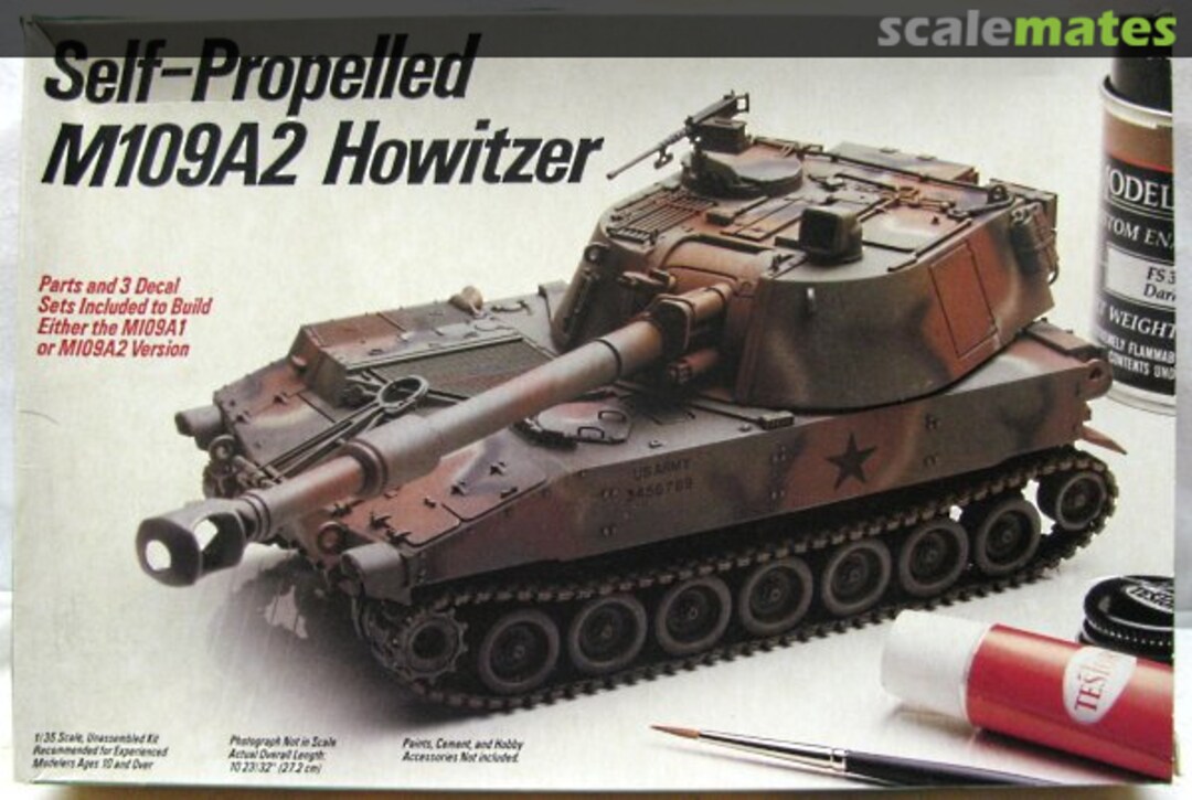 Boxart Self-Propelled M109A2 Howitzer 779 Testors