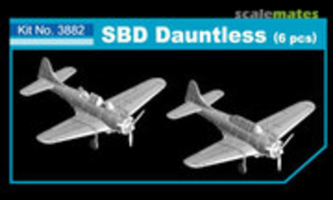 1:350 SBD Dauntless (6 Pcs.) (Cyber Hobby 3882)