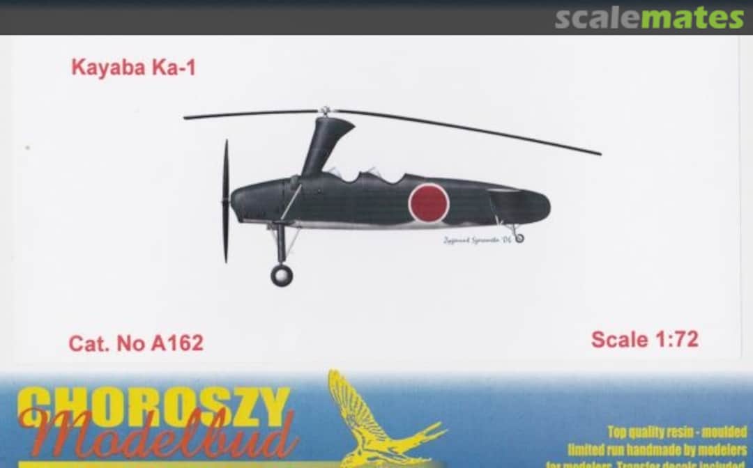 Boxart Kayaba Ka-1 A162 Choroszy Modelbud