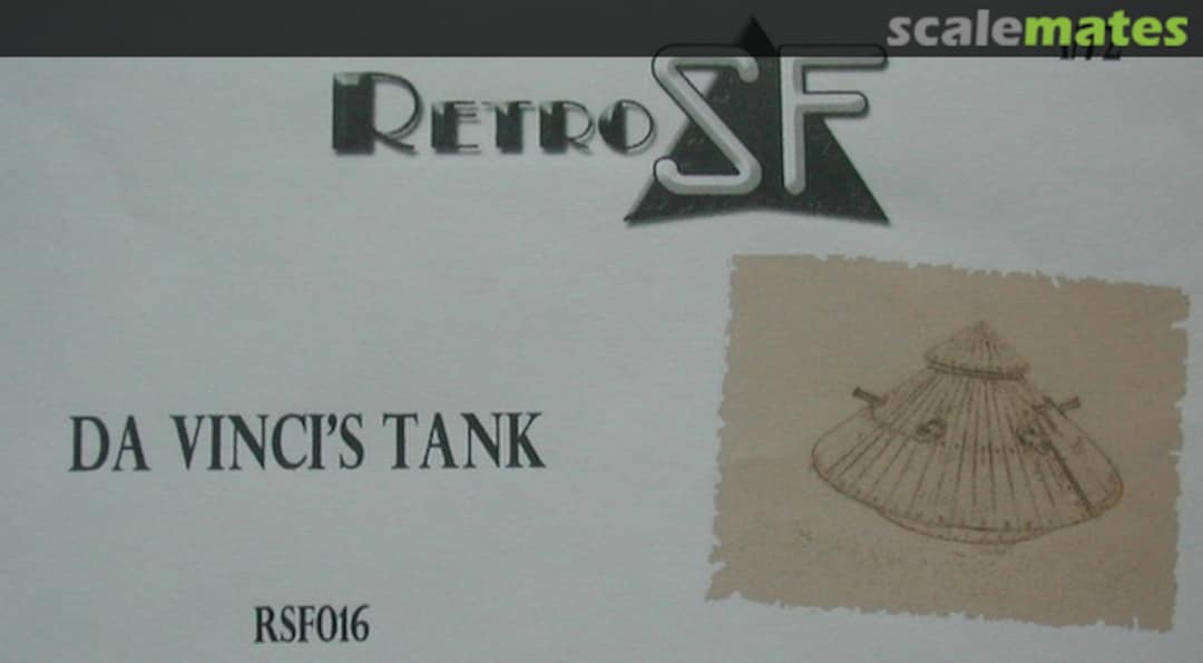Boxart Da Vinci's Tank RSF016 RetroSF Boxart Da Vinci's Tank RSF016 RetroSF