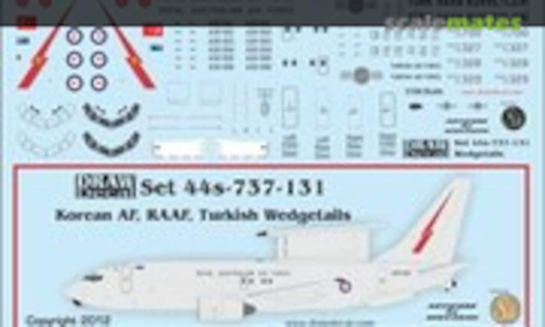 1:144 Wedgetail / Peace Eagle / Peace Eye 737 AEW&C (Draw Decal 44-737-131) 44-737-131