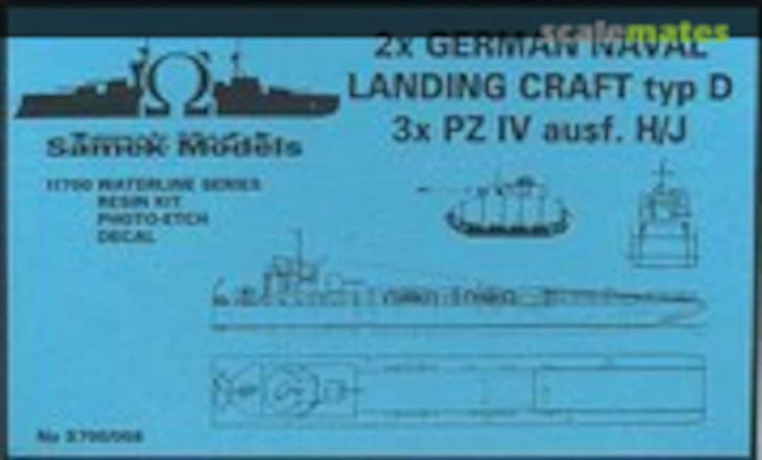 1:700 Deutsches Landungsboot Typ D (ROP o.s. Samek Models S700/068) S700/068