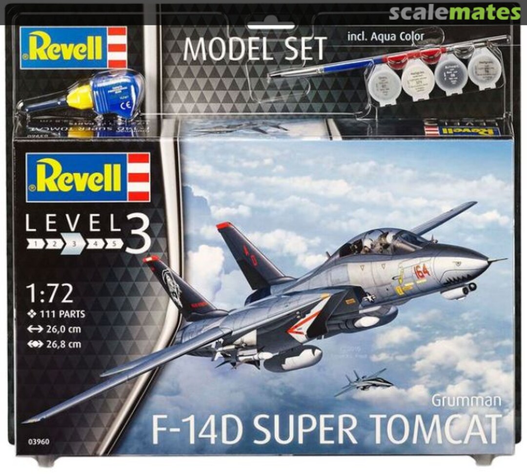 Boxart Grumman F-14D Super Tomcat 63960 Revell Boxart Grumman F-14D Super Tomcat 63960 Revell