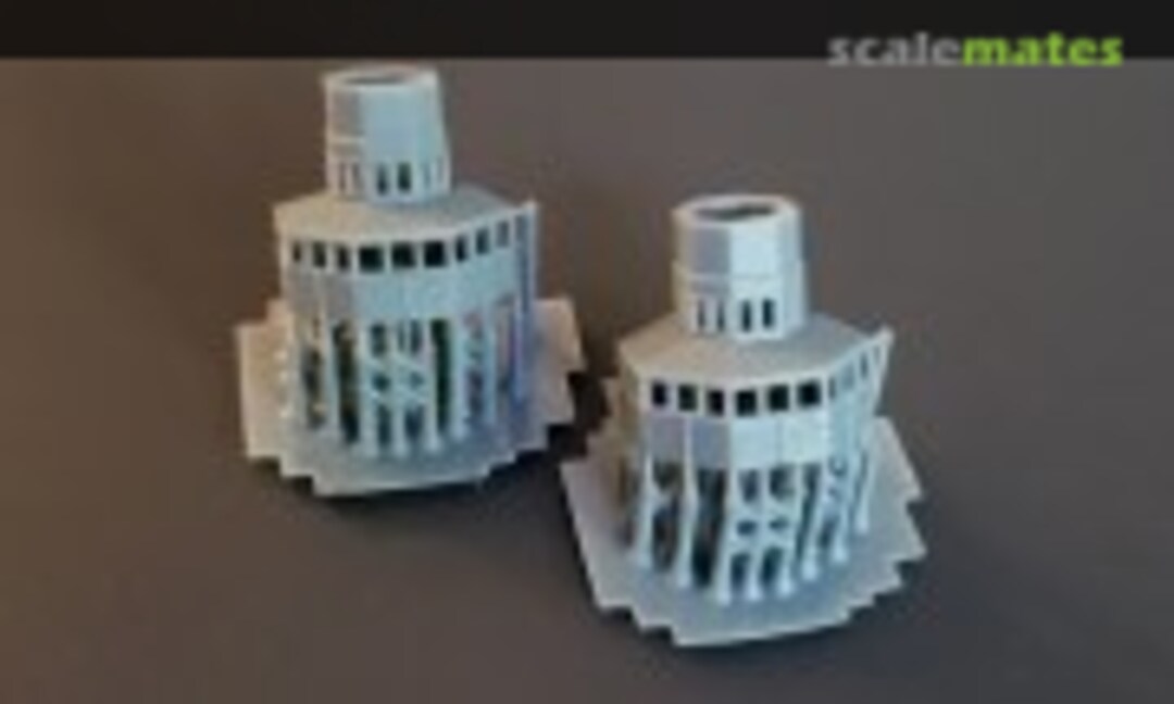 1:350 Fighting Tops for US Navy pre-war Aircraft Carriers and Cruisers (Model Monkey 350-CV2 tops) 350-CV2 tops