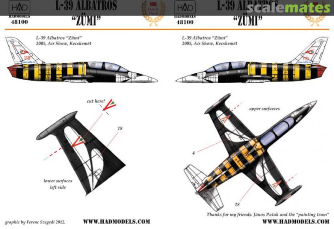Boxart L-39 Albatros "Zümi" 48100 HADmodels Boxart L-39 Albatros "Zümi" 48100 HADmodels