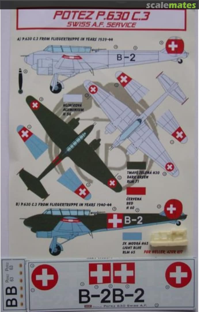 Boxart Potez P.630 C.3 DEC72139 Kora Models Boxart Potez P.630 C.3 DEC72139 Kora Models