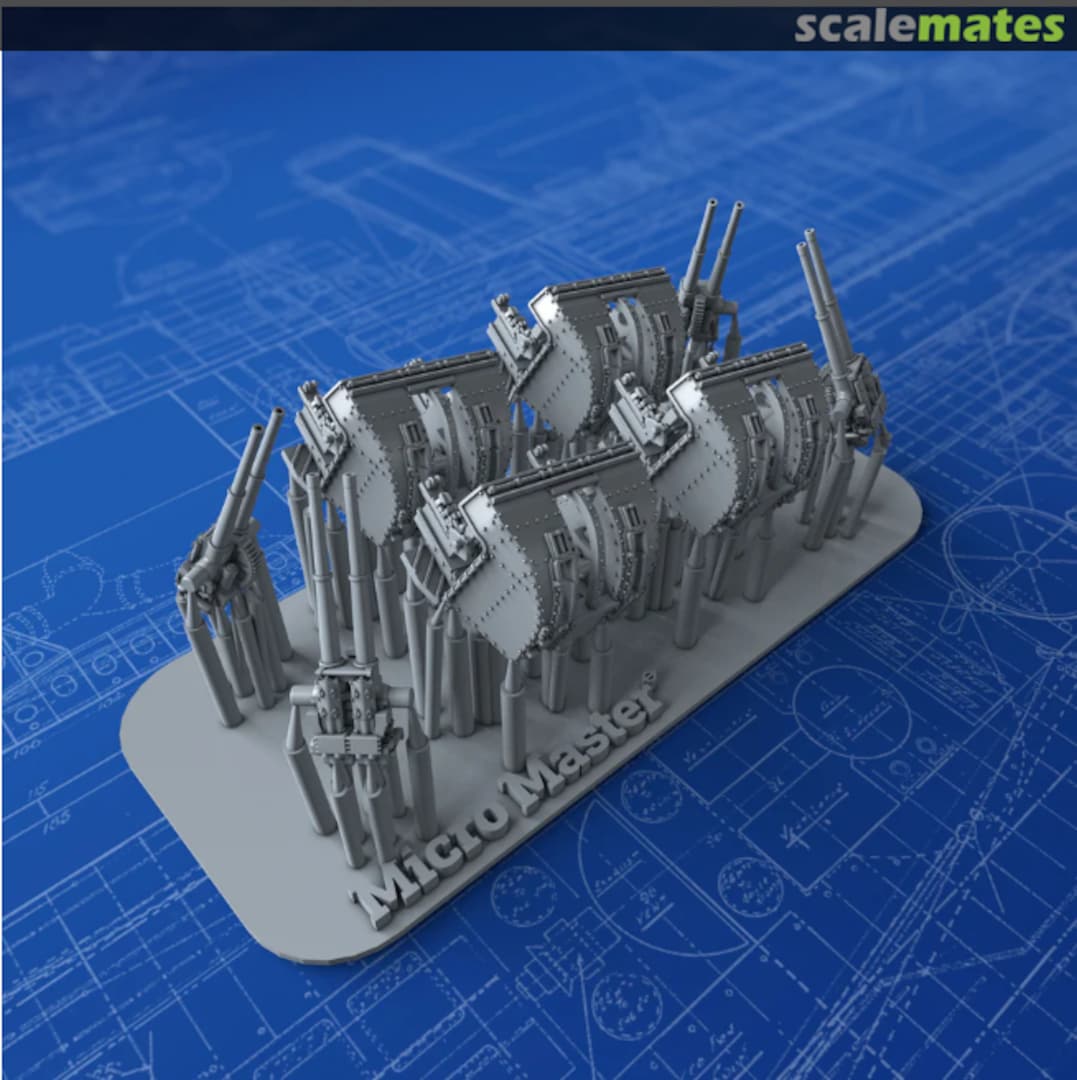 Boxart 4"/45 (10.2cm) QF MKXVI (MKXIX Twin Mounts) MM0048P Micro Master Boxart 4"/45 (10.2cm) QF MKXVI (MKXIX Twin Mounts) MM0048P Micro Master