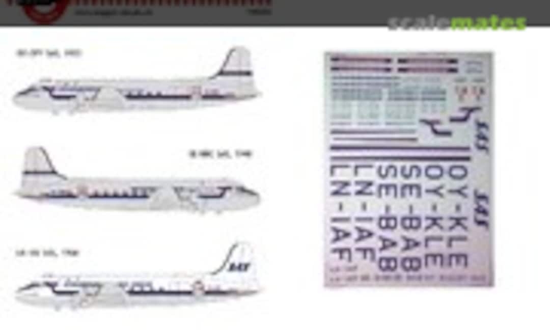 1:144 Douglas DC-4 Skymaster, SAS (Stoppel Decals 144303) 144303