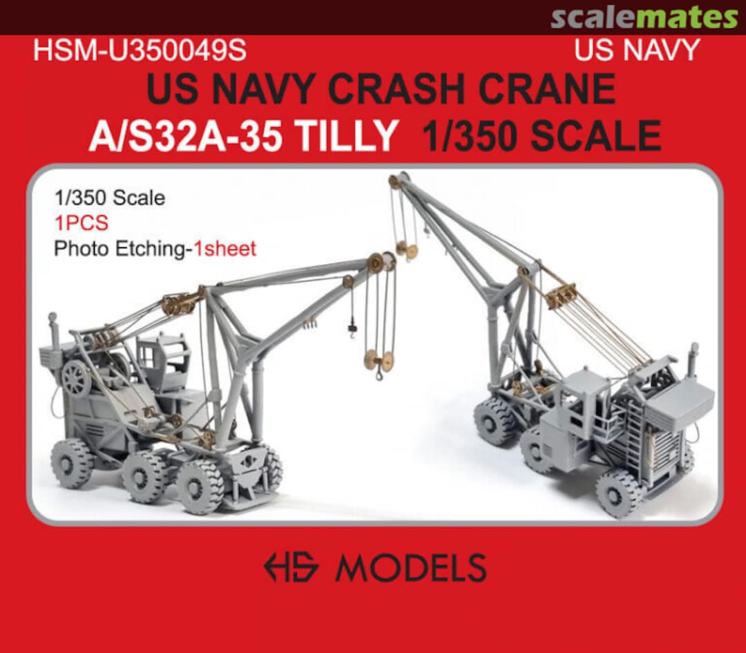 Boxart A/S32A-35 Tilly Crash Crane HSM-U350049S HS Models Boxart A/S32A-35 Tilly Crash Crane HSM-U350049S HS Models