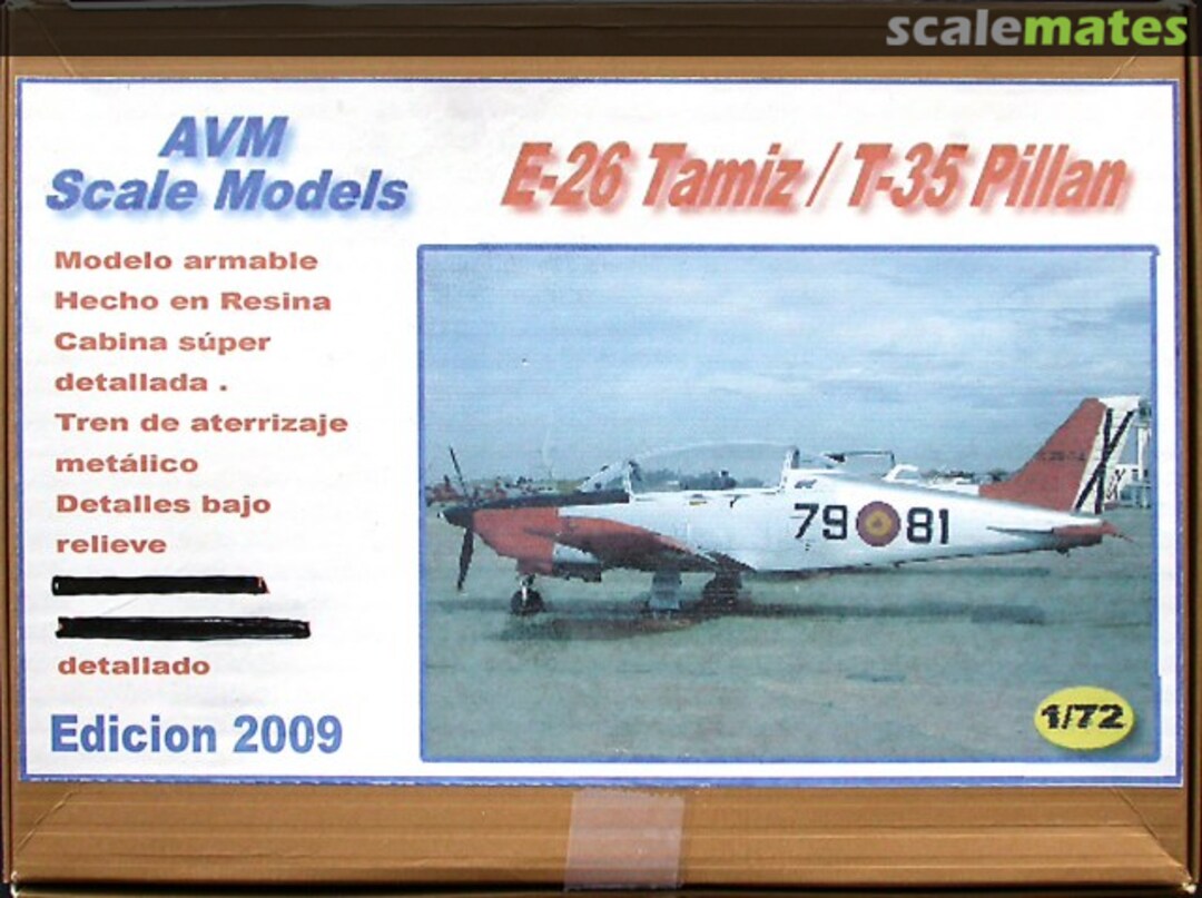 Boxart E-26 Tamiz / T-35 Pillan AVM Scale Models Boxart E-26 Tamiz / T-35 Pillan AVM Scale Models
