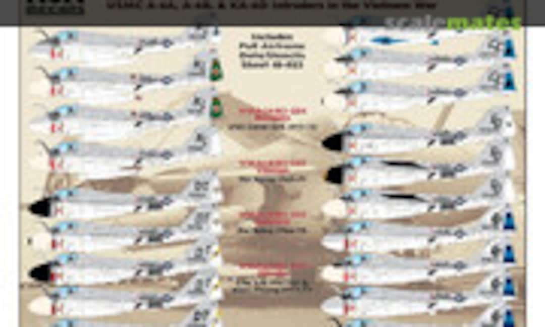 1:48 Southeast Asia Intruders (1) (AOA decals 48-024) 48-024