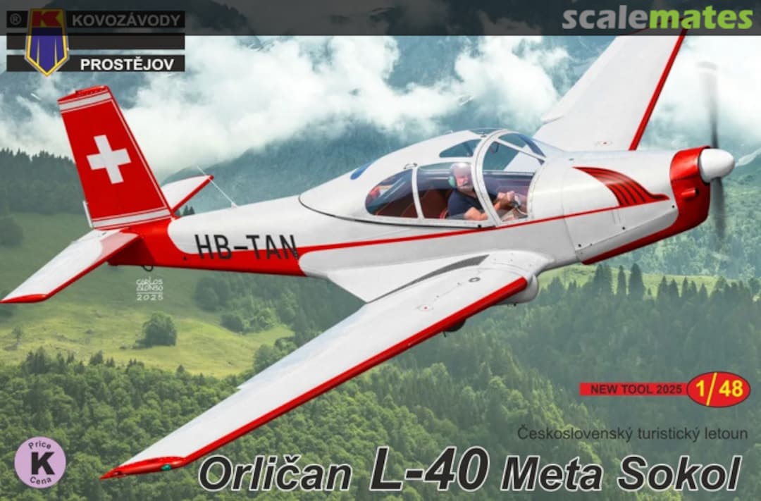 Boxart Orličan L-40 Meta Sokol KPM4830 Kovozávody Prostějov Boxart Orličan L-40 Meta Sokol KPM4830 Kovozávody Prostějov