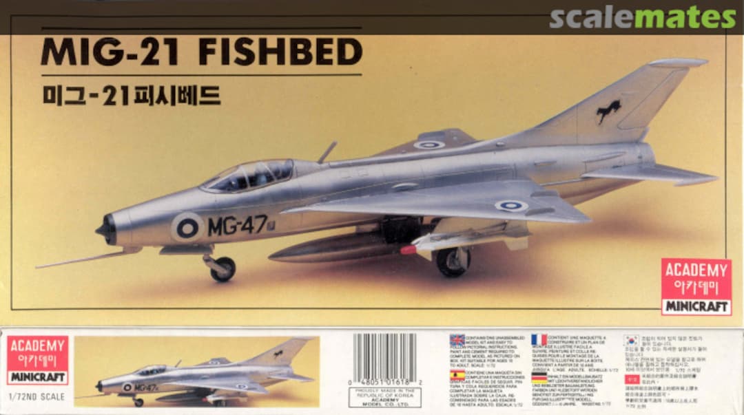 Boxart MiG-21 Fishbed 1618 Academy/Minicraft Boxart MiG-21 Fishbed 1618 Academy/Minicraft