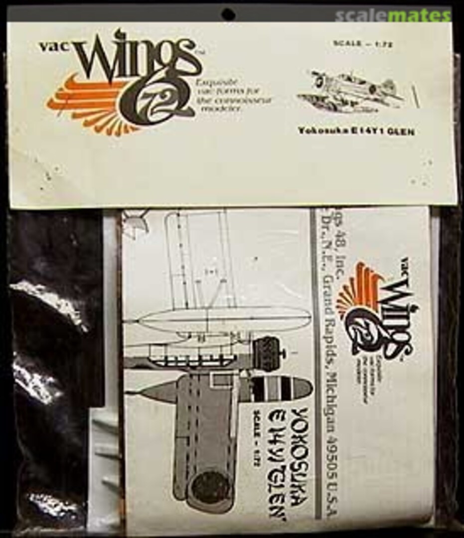 Boxart Yokosuka E14Y1 Glen VW721 Vac Wings Boxart Yokosuka E14Y1 Glen VW721 Vac Wings