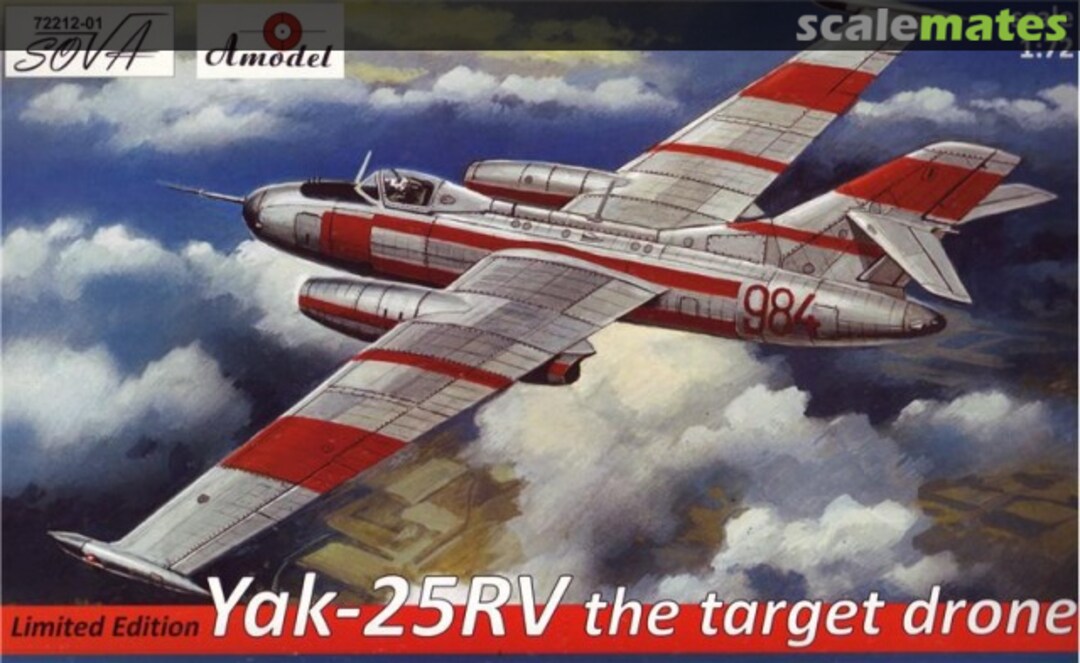 Boxart Yakovlev Yak-25RV 72212-01 Amodel