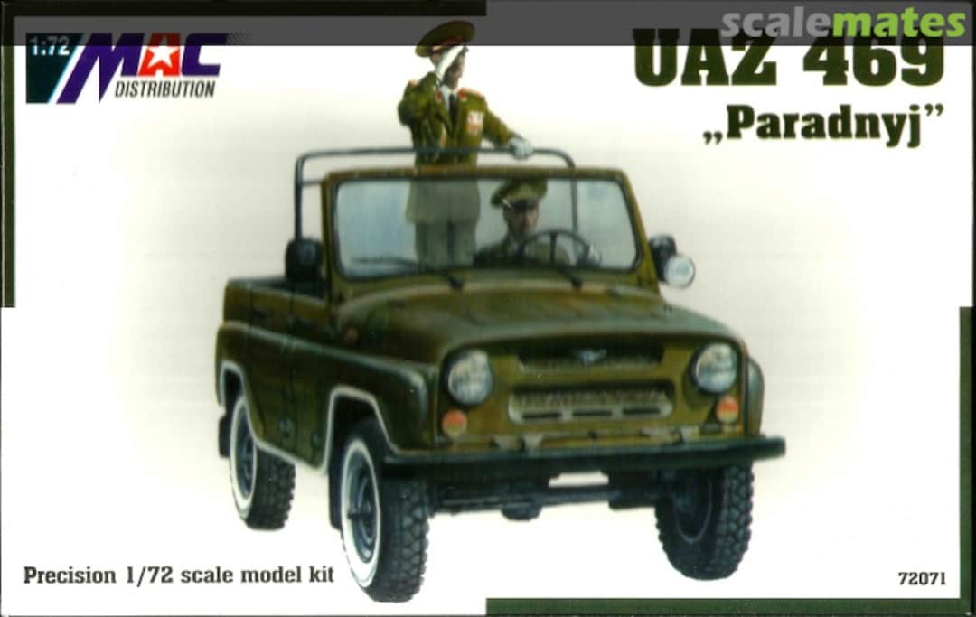 Boxart UAZ 469 "Paradnyi" 72071 MAC Distribution Boxart UAZ 469 "Paradnyi" 72071 MAC Distribution