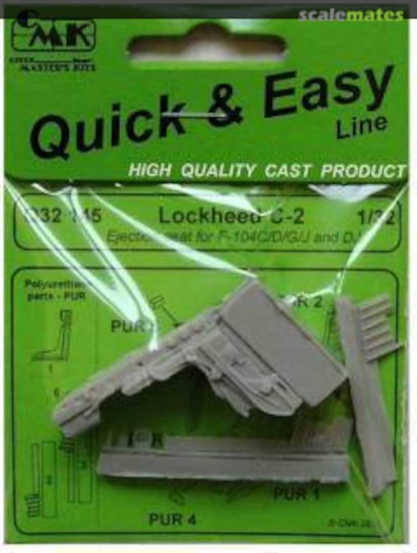 Boxart Lockheed C-2 Ejection Seat (for F-104 Starfighter) Q32145 CMK Boxart Lockheed C-2 Ejection Seat (for F-104 Starfighter) Q32145 CMK