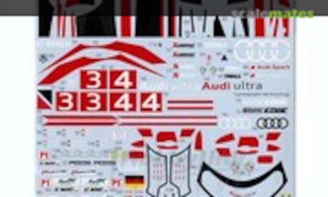 1:24 Audi R18 Ultra #3/4 Spare Decal (Studio27 ST27-SDF24121) ST27-SDF24121