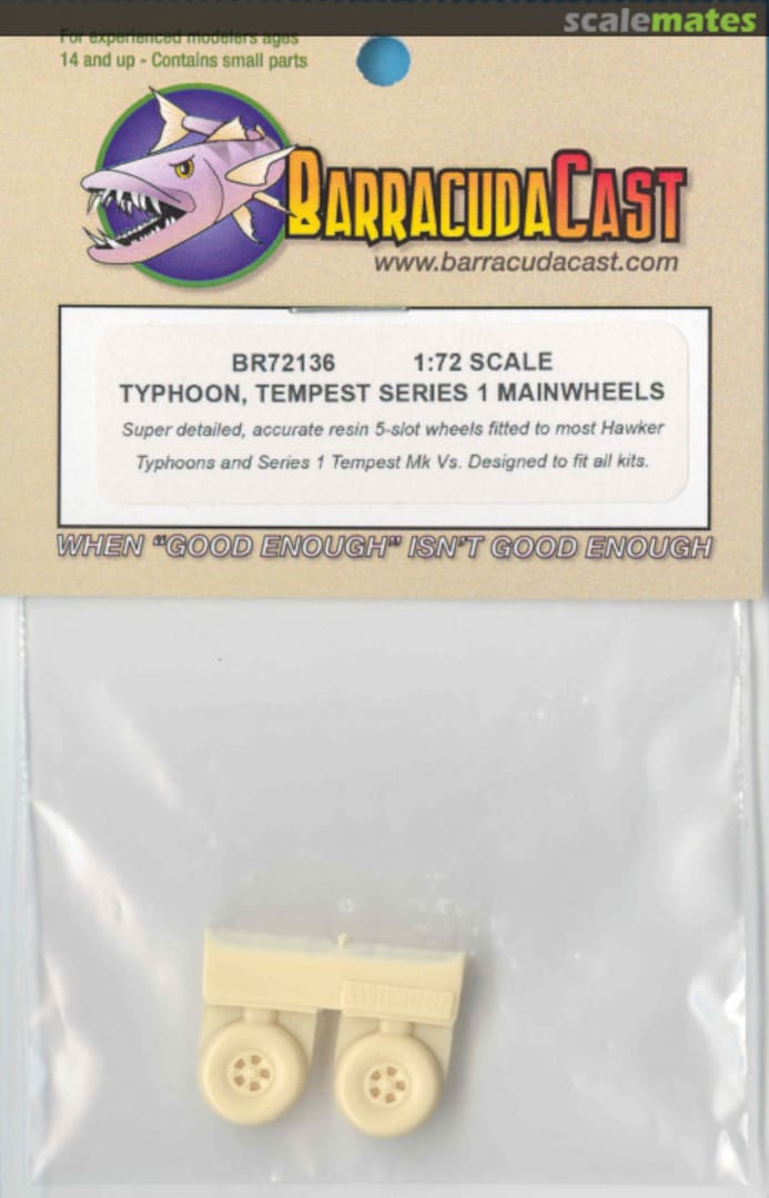 Boxart Typhoon, Tempest Series 1 Mainwheels BR72136 Barracuda Studios Boxart Typhoon, Tempest Series 1 Mainwheels BR72136 Barracuda Studios