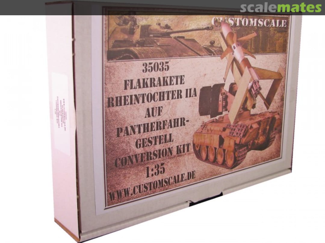 Boxart Flakrakete Rheintochter IIA 35035 Custom-Scale Boxart Flakrakete Rheintochter IIA 35035 Custom-Scale