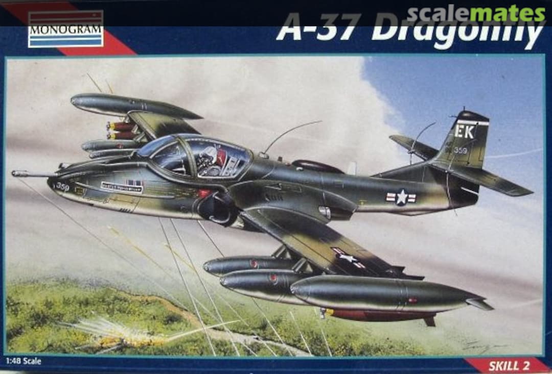 Boxart A-37 Dragonfly 5486 Monogram Boxart A-37 Dragonfly 5486 Monogram